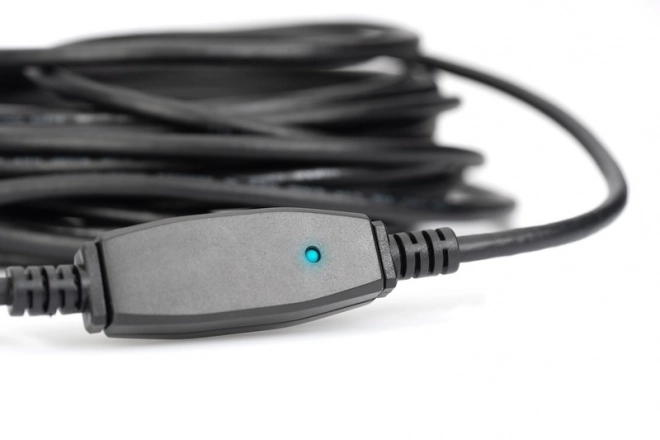 Prodlužovací kabel USB 3.0 SuperSpeed typ USB A/USB A M/Z Active černý 10 m