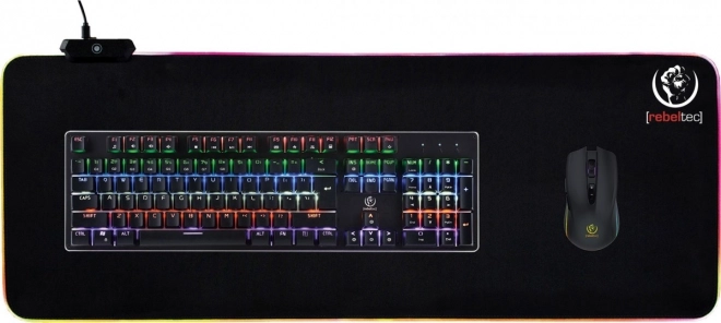 Slider Long LED+HUB podložka pod myš