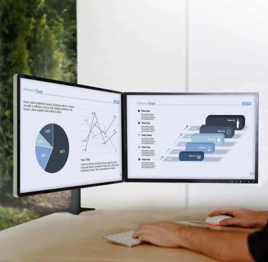 Dva typy montáže pro každý stůl