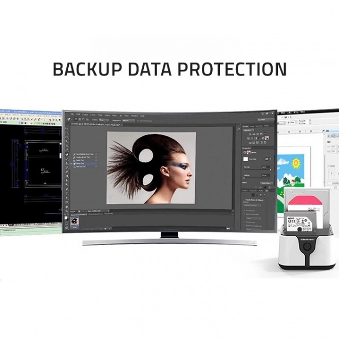 Dokovací stanice pro 2,5" 3,5" SSD | SATA III | USB 3.0 | Super speed 5Gb/s | s funkcí offline klonování