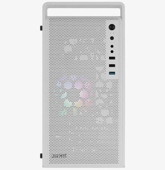 Bílá mini tower skříň CS-109 RGB USB 3.0