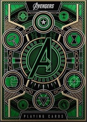 Balíček karet Avengers zelený