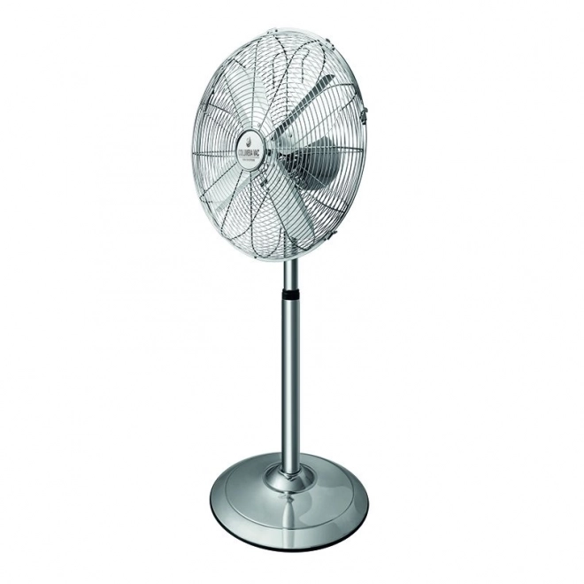 Pokojový ventilátor ColumbiaVac s chromovanou konstrukcí