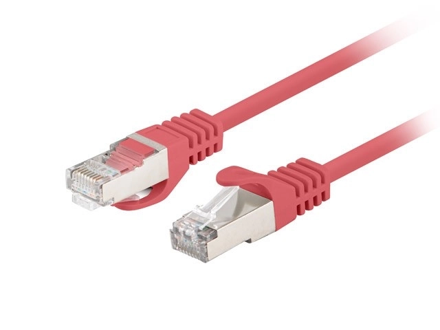 Patchcord cat.6 FTP 1M 10-pack fluke passed red