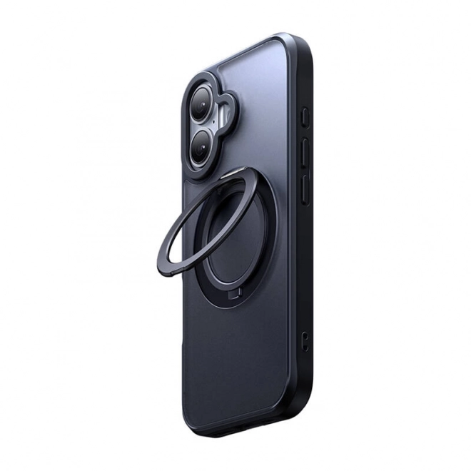 Pouzdro McDodo s MagSafe a stojánkem pro iPhone 16 černé