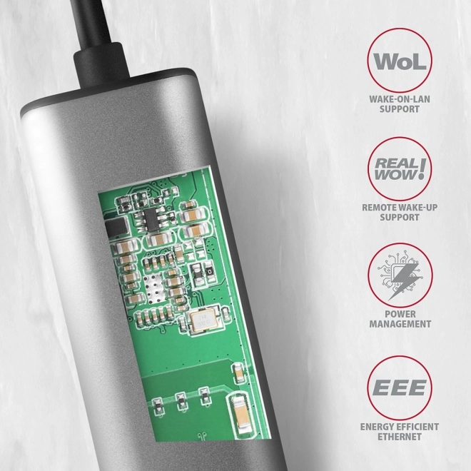 AXAGON USB‑A 2.5G ethernet adaptér s čipem Realtek RTL8156B