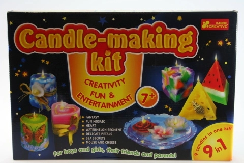 Velká kreativní sada na výrobu svíček – 9 v 1