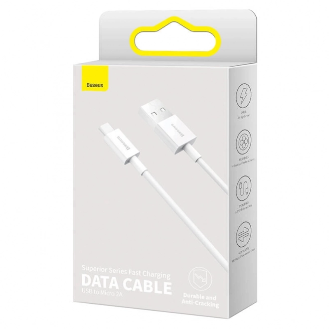 Nabíjecí datový kabel Baseus Superior Series USB na micro USB, 2A, 1m