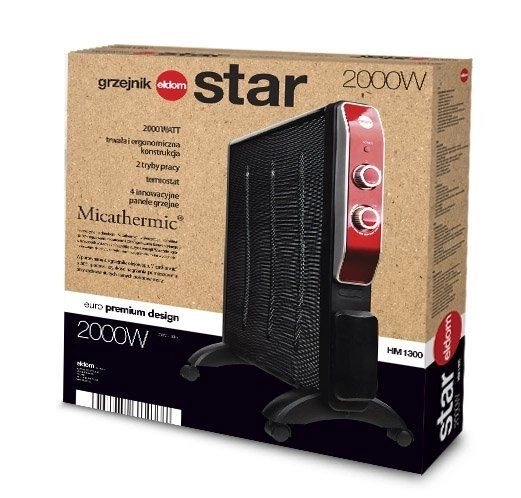 Konvektor Eldom HM1300 2000W, černý