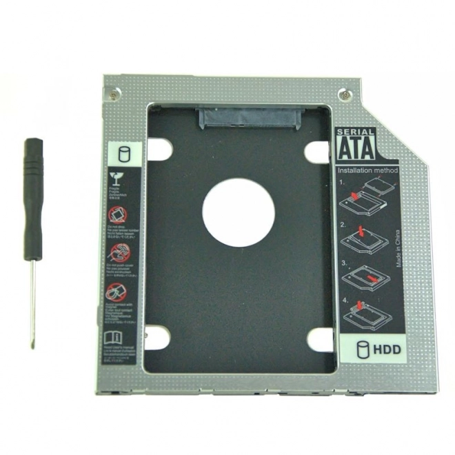 Kapesa na druhý pevný disk 2,5 HDD 12,7mm