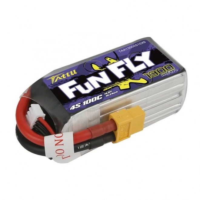 Baterie Tattu Funfly 1300mAh 14,8V 100C 4S1P