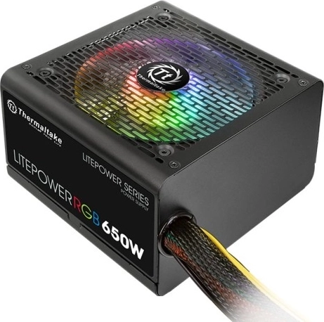 Thermaltake Litepower II Black 750 W – ATX napájecí zdroj s aktivním PFC a tichým 120mm ventilátorem