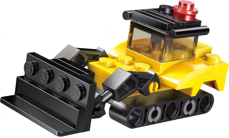 Realistický stavební buldozer