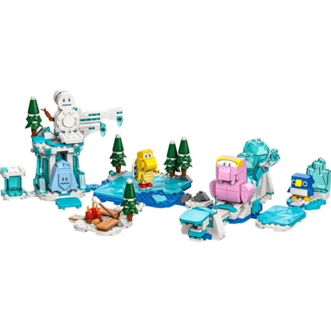 Čtyři postavičky LEGO Super Mario