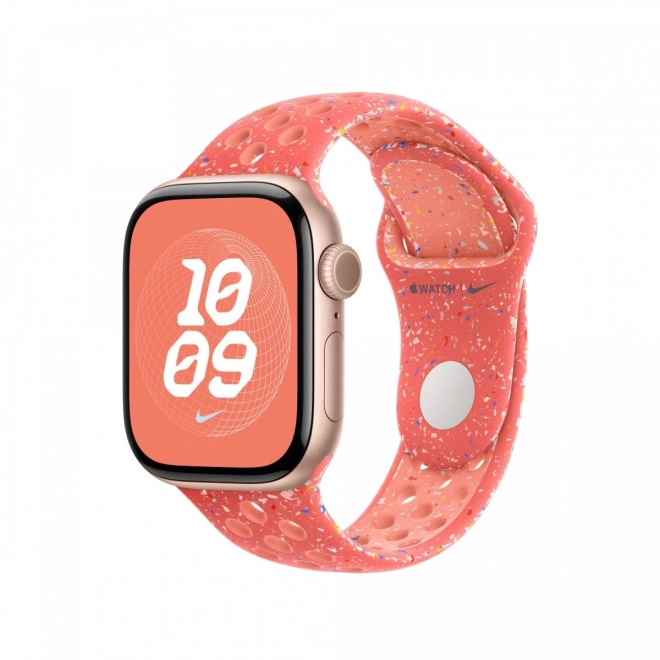 Sportovní pásek Nike v barvě magického jantaru pro 42mm pouzdro - velikost S/M