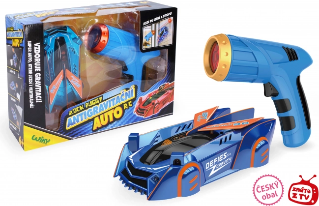Rock Buggy antigravitační RC auto s laserovým naváděním, 15 cm, modré