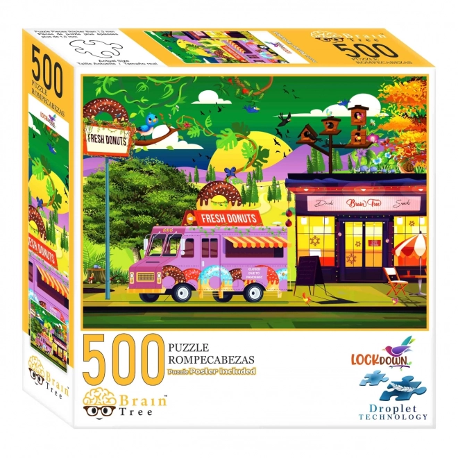 Brain Tree Puzzle Uzavřený Svět 500 dílků