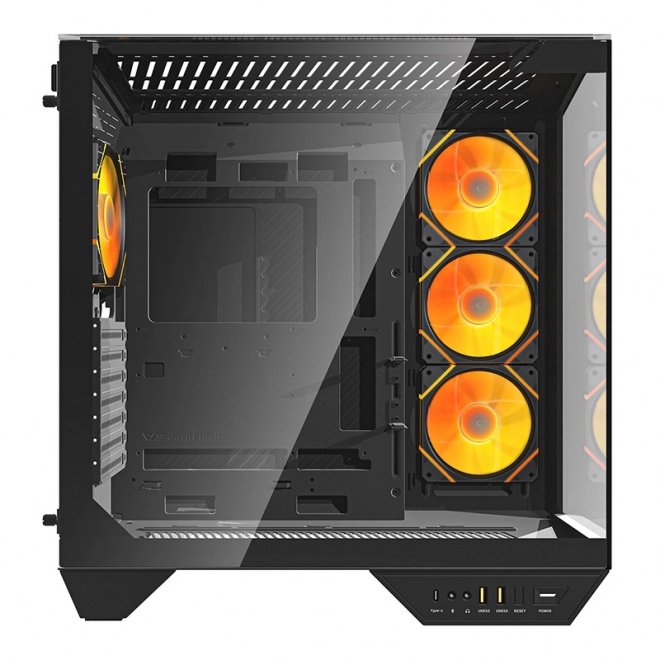 Počítačová skříň Darkflash DY470 černá