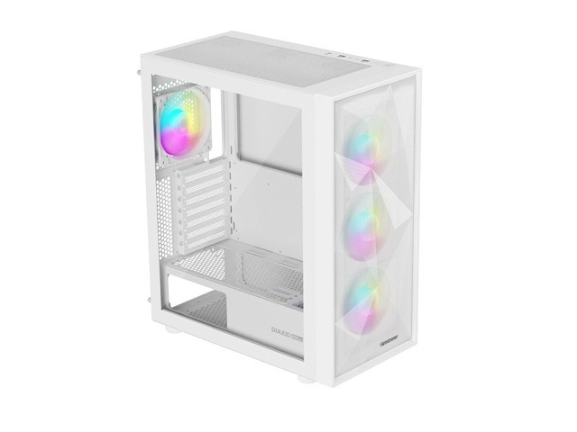 Genesis Diaxid 605 ARGB MIDI TOWER kryt USB-C Bílá