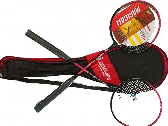 Sada badmintonových raket s obalem