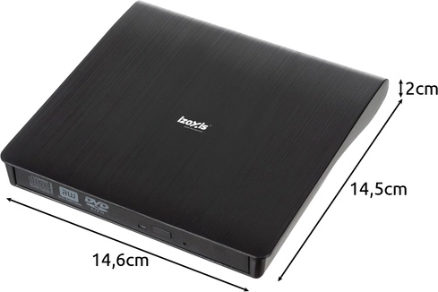 Externí DVD/CD mechanika a vypalovačka IZOXIS