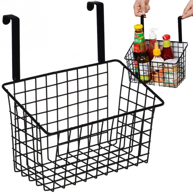 Kovový závěsný košík na dveře
