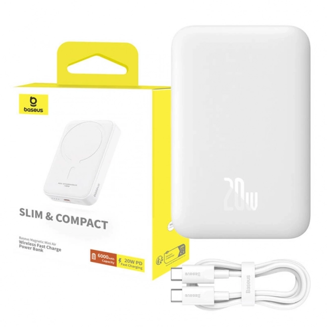 Baseus magnetická powerbanka 6000mAh 20W