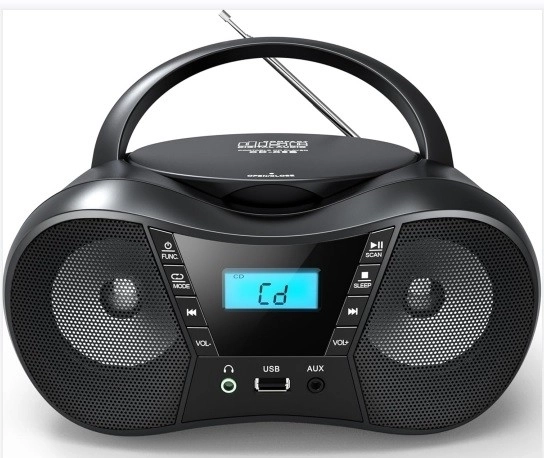 Přenosný CD přehrávač s USB a Bluetooth