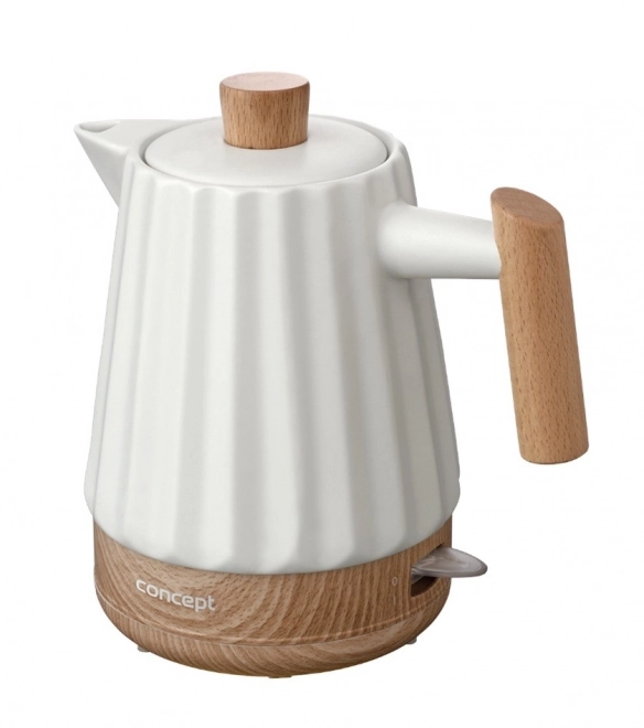 Keramická konvice Birdy 1,5l bílá