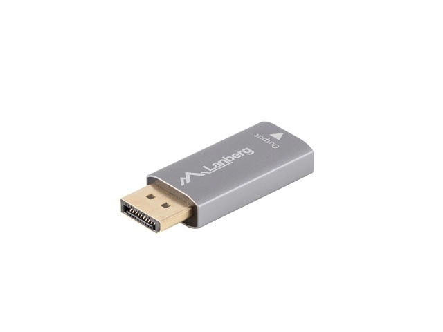 Adaptér DisplayPort na HDMI 4K stříbrný