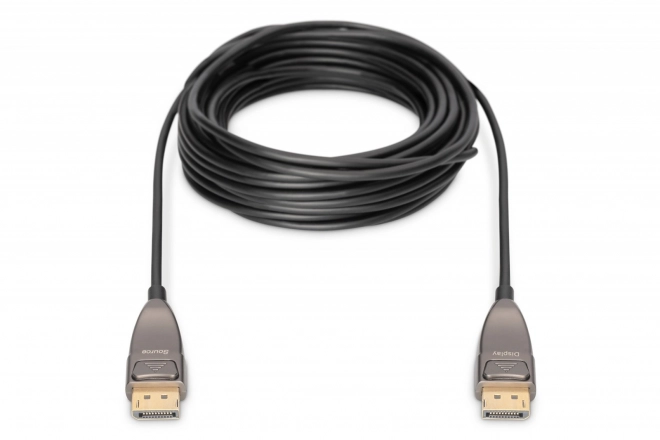 AOC DisplayPort 1.4 8K/60Hz UHD DP/DP M/M hybridní propojovací kabel černý – 15 m