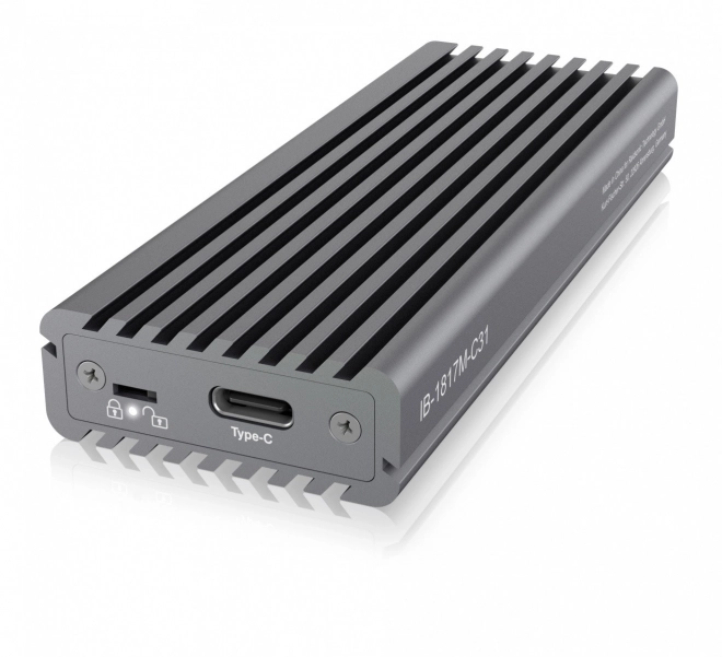Icy Box externí pouzdro pro SSD M.2 NVMe s USB‑C 10 Gb/s