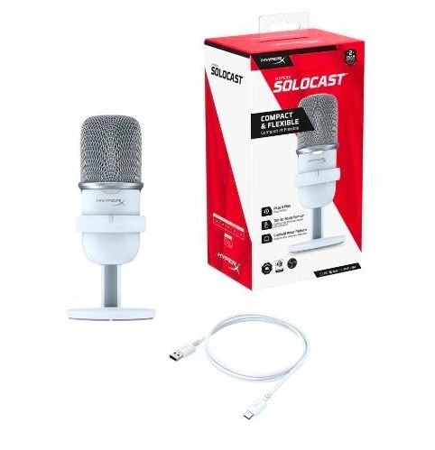 Mikrofon HyperX SoloCast bílý