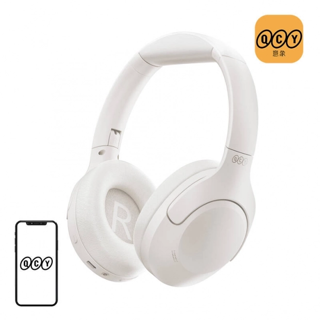 Bezdrátová sluchátka QCY H3 lite, ANC (bílá)