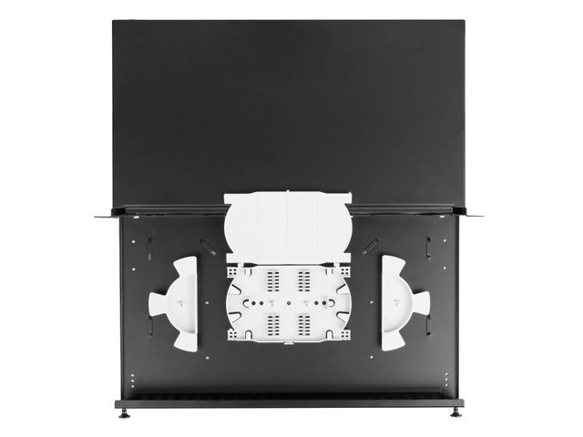 12XSC simplex/12XLC duplexní optický přepínač rack 19 1U černý + příslušenství