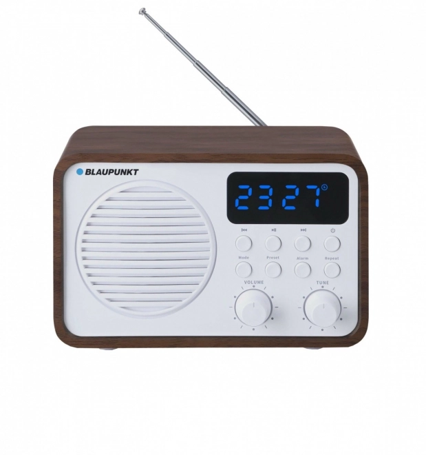 Přenosné rádio FM PLL Bluetooth SD/USB/AUX/Clock/Alarm s baterií
