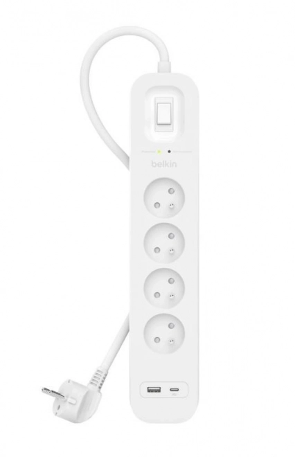 Přepěťová ochrana Belkin SurgePlus s USB-A a USB-C