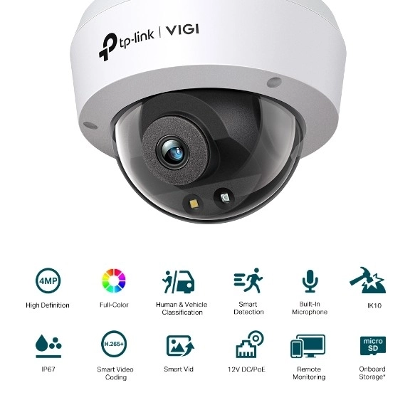 VIGI C240(4mm) 4MP Dome kamera