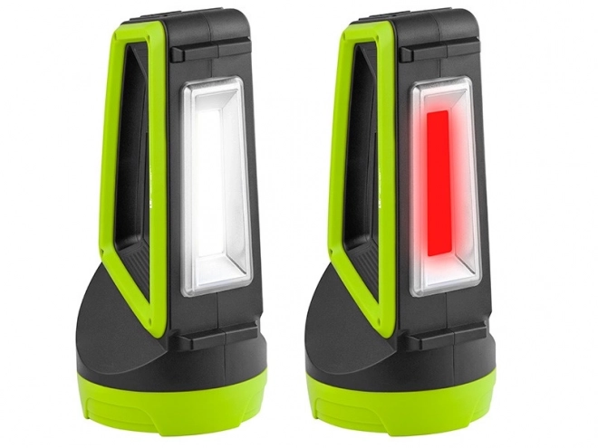 Světlomet 3600 mAh zelený s power bankou