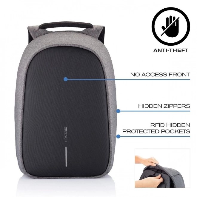 Antikrádežový batoh Bobby Hero XL šedý