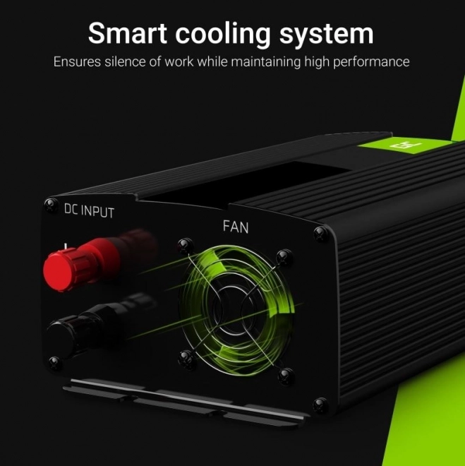 Přenosná měnič napětí Green Cell 12V na 230V 1000W/2000W
