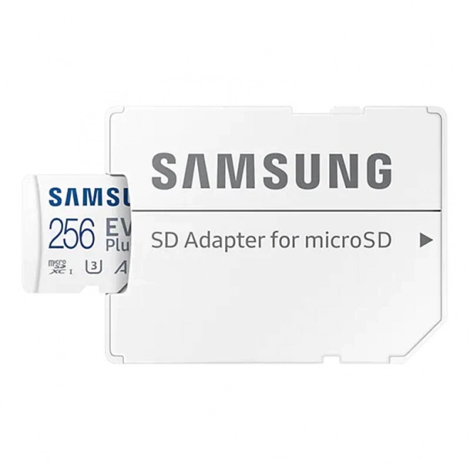 Paměťová karta Samsung microSD MB-MC256SA EU EVO Plus 256GB + adaptér