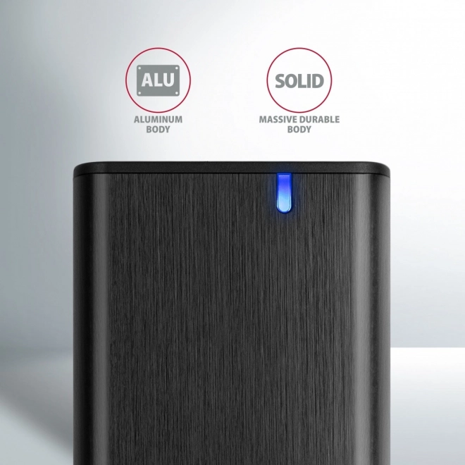 EEM2-SBC Bezšroubové hliníkové externí pouzdro USB-C 3.2 GEN 2 M.2 SATA SSD