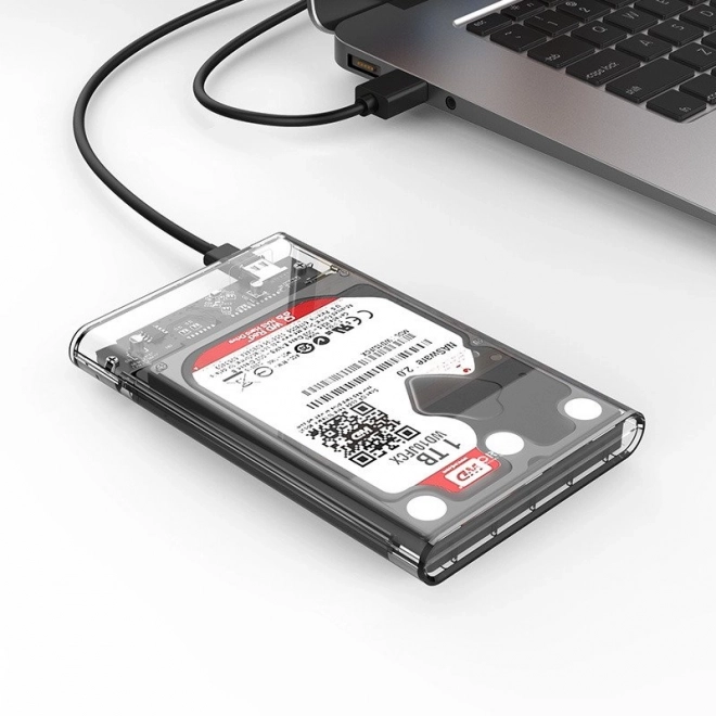 Skříň pevného disku Orico HDD 2,5" + kabely USB 3.1 (10Gb/s), USB-C (5Gb/s)