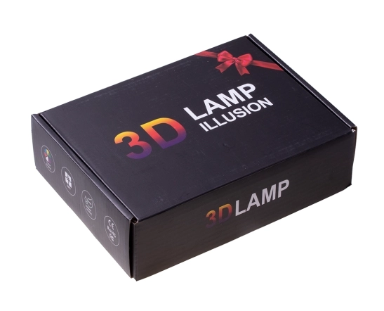 3D LED noční lampička "Star Wars - Stíhačka" Hologram + dálkové ovládání
