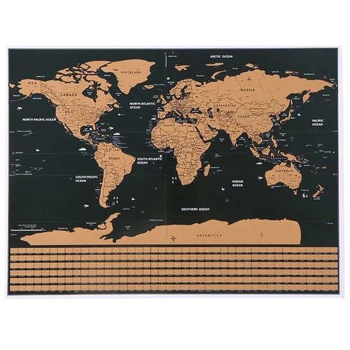 Mapa zdrapka