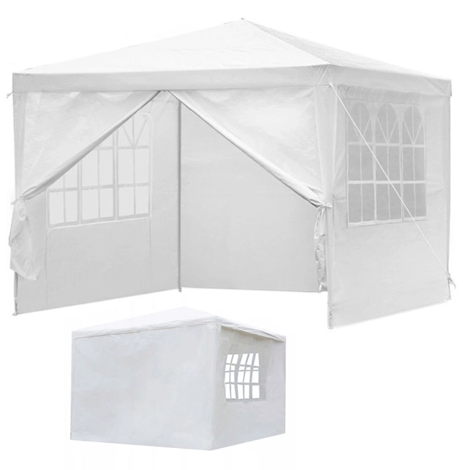 Zahradní pavilon stan 3x3 m bílý