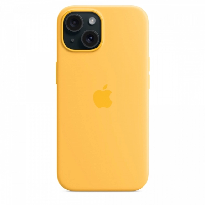 Silikonové pouzdro s MagSafe pro iPhone 15 - sluneční svit