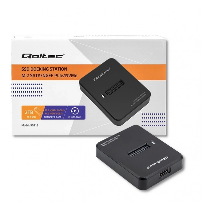 Dokovací stanice M.2 SATA / PCIe | NGFF / NVMe | USB 3.1 SSD