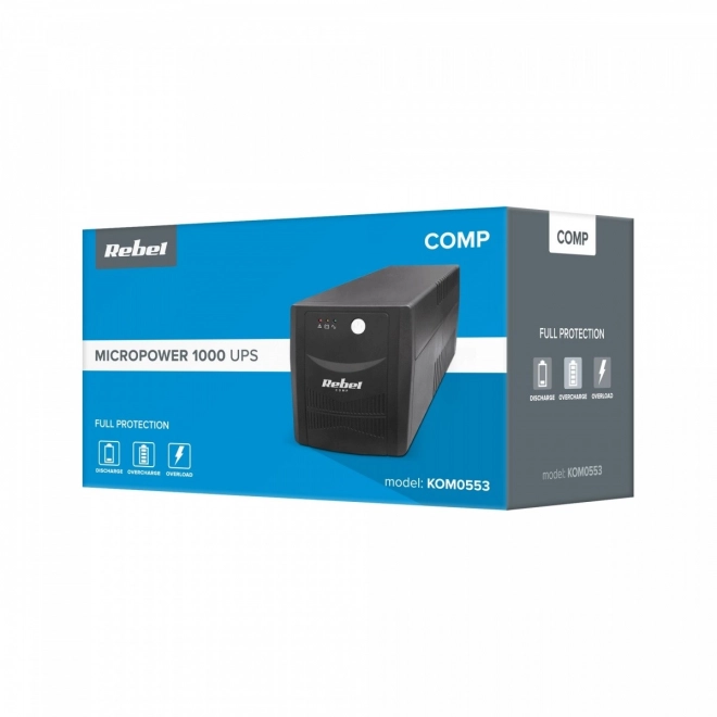Model UPS Micropower 1000 ( offline, 1000VA / 600W, 230 V , 50Hz )